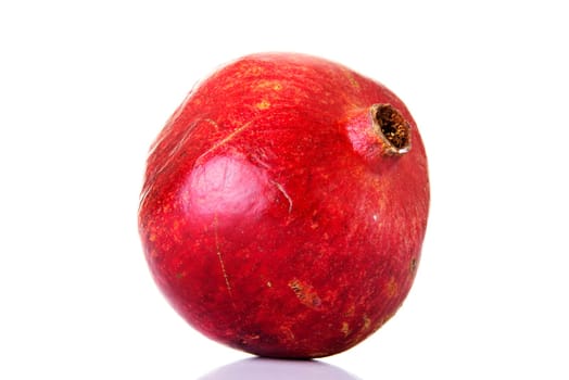 Pomegranate isolated on white background