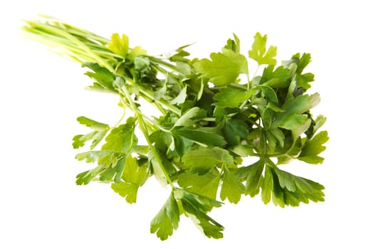 Parsley isolated on white