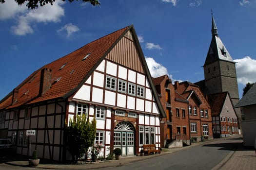 Half-timbered house in Nieheim