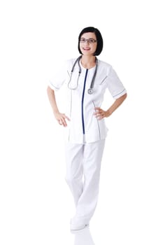Young nurse or female doctor or nurse .