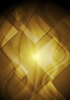 Wavy tech abstract background. Vector design eps 10