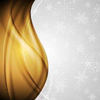 Abstract Christmas golden background. Vector design eps 10