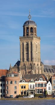 Gothic Lebuinus church in Deventer, Netherlands. In the middle ages it was the main church of the city and also one of the important churches of the diocese of Utrecht.