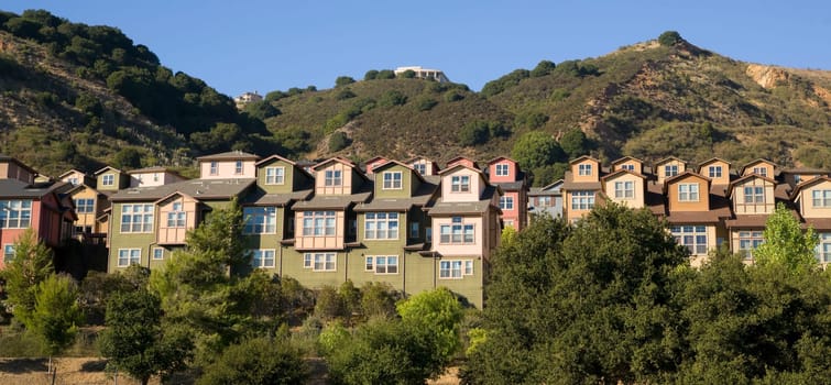 Urban Sprawl Makes it to the Country Homes Spring up For Domestic Living on Hillside
