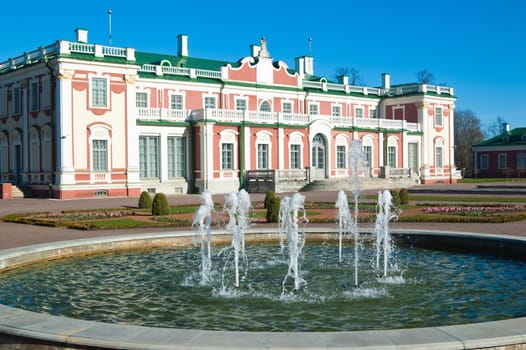 Gardens of Kadriorg Palace  in Tallinn, Estonia