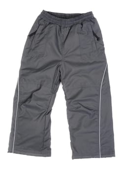 Warm pants for the sport. Isolated on white background.