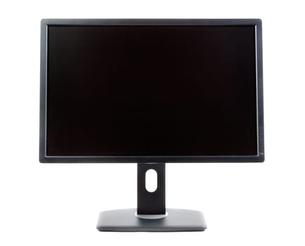 Computer monitor isolated on white background