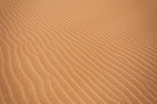 Interesting ripple pattern in desert sand