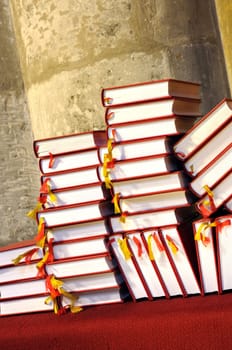 Hymnals and prayer books - stack