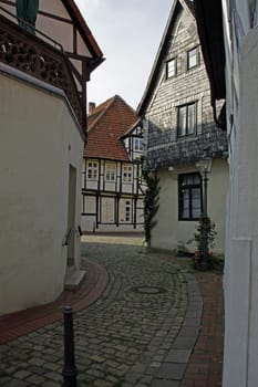 Alley in Minden's Old Town