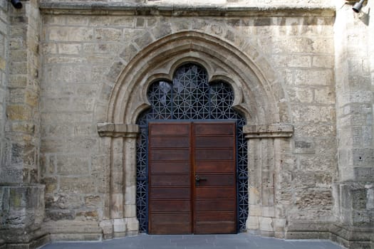 Church door Sankt Nikolaus Nieheim