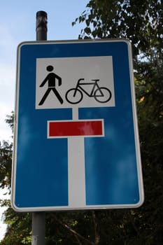 Sign dead end