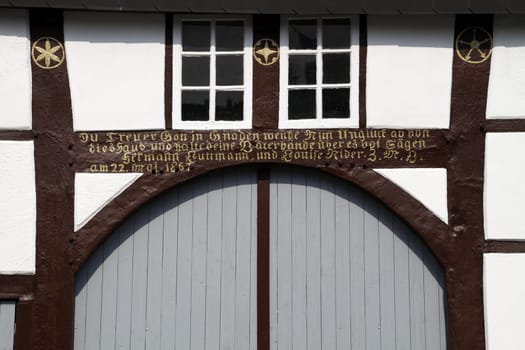 Half-timbered house in Sonneborn