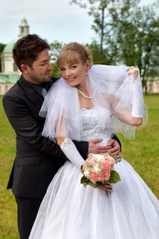 Wedding in the territory of a palace of Menshikov