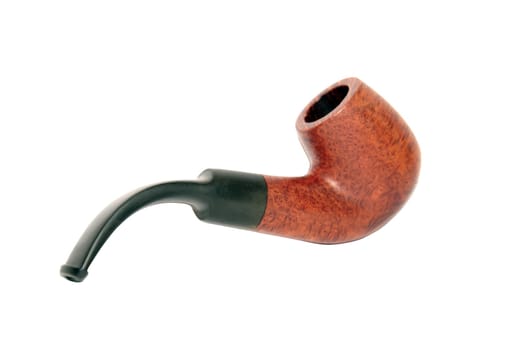 smokers pipe isolated on white background with clipping path
