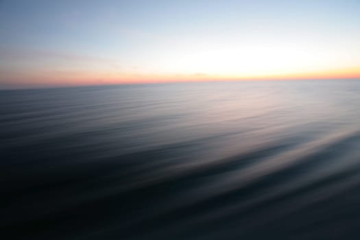 Sea and a perfect sky background