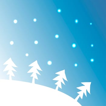 illustration with sky for your design