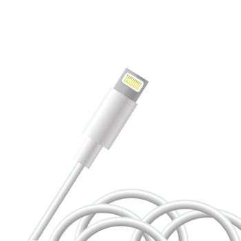 illustration with smart phone connector for your design