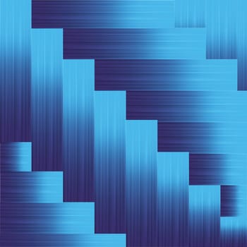 colorful illustration with blue metallic  background for your design