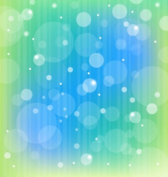 Illustration colorful bokeh abstract light background - vector