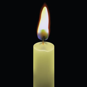 colorful illustration with candle  for your design