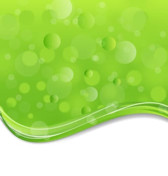 Illustration abstract eco background with light effect - vector