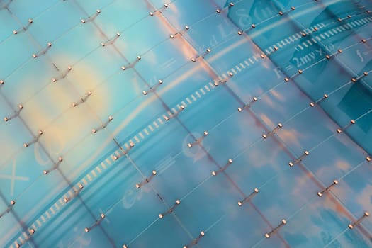Glass façade on a modern building