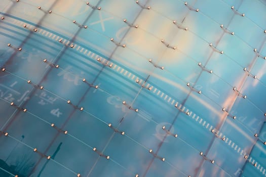 Glass façade on a modern building