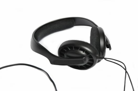 Headphones isolated on white