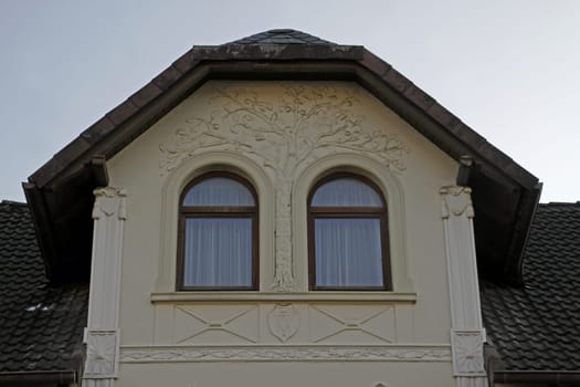 Tree relief on a house in Lügde