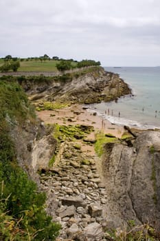 View of Santander beach, Cantabrian Sea