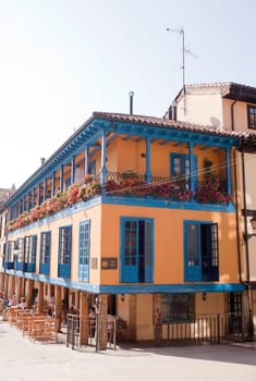 Photo of colored houses, Oviedo - Asturias - Spain