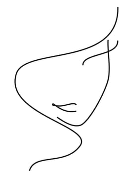 beautiful hair design for woman beauty salon or coiffeur