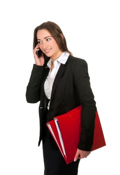 Businesswoman talking on the phone