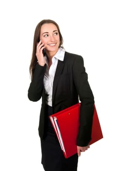 Businesswoman talking on the phone