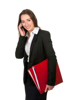Businesswoman talking on the phone
