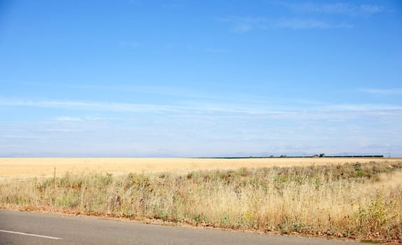 Road in the countryside, Spain