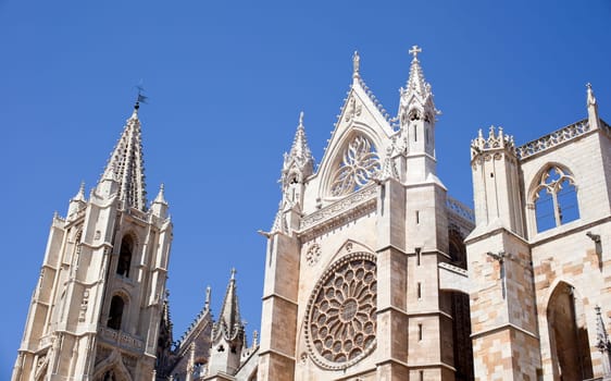 View of Leon,s cathedral