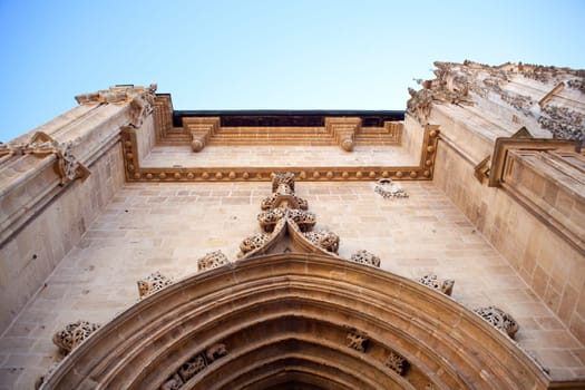 Portal of the Oviedo's Cathedral, Asturias -Spain