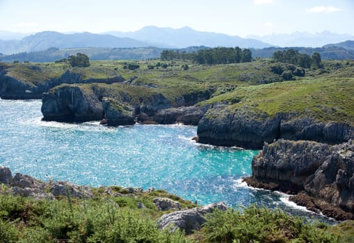 Cliff, Nueva de Llanes. Spain