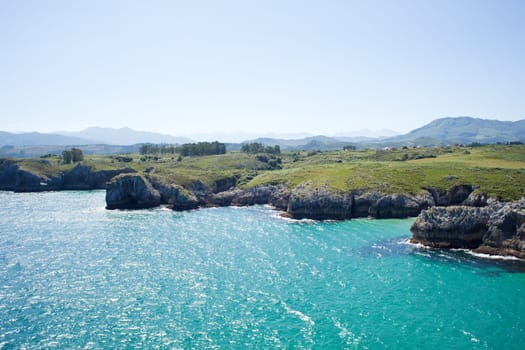 Cliff, Nueva de Llanes. Spain