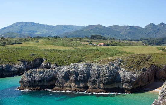 Cliff, Nueva de Llanes. Spain