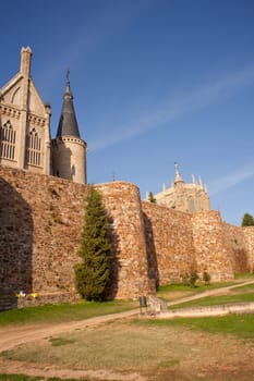 These Roman walls and Episcopal Palace of Astorga