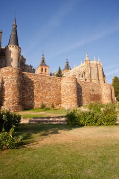 These Roman walls and Episcopal Palace of Astorga