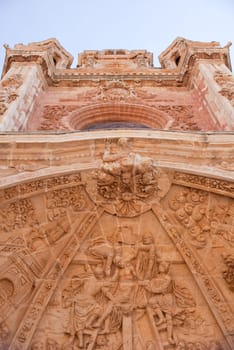 Decorated portal of the Astorga cathedral