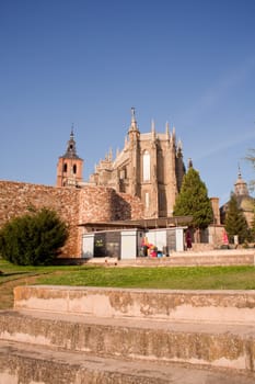 These Roman walls and Episcopal Palace of Astorga