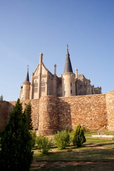 These Roman walls and Episcopal Palace of Astorga