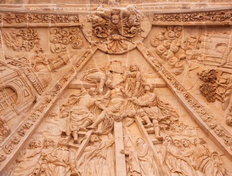 Decorated portal of the Astorga cathedral