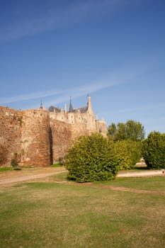 These Roman walls and Episcopal Palace of Astorga