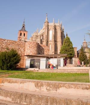 These Roman walls and Episcopal Palace of Astorga